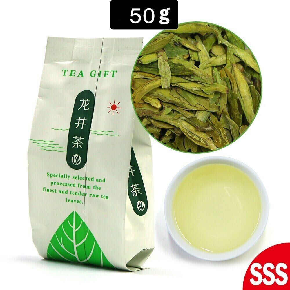 Longjing Green Tea Lung Ching Tea Xihu Dragon Well Long Jing 100g/3.52oz