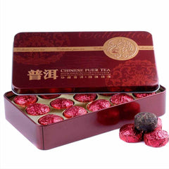 HelloYoung /yr Rose Mini Ripe Puer Tuocha, Yunnan Shu Pu er Puerh Gift Packing 75g
