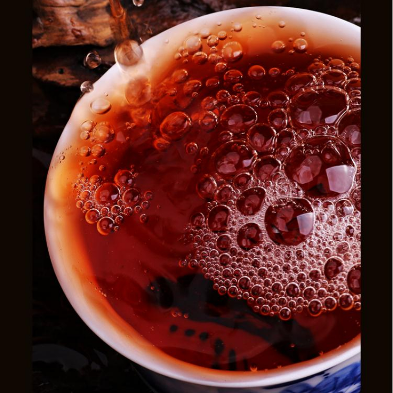 250g Year Puerh Ripe Tea Brick Yunnan Ancient Tree Pu-erh Cooked Brick Tea