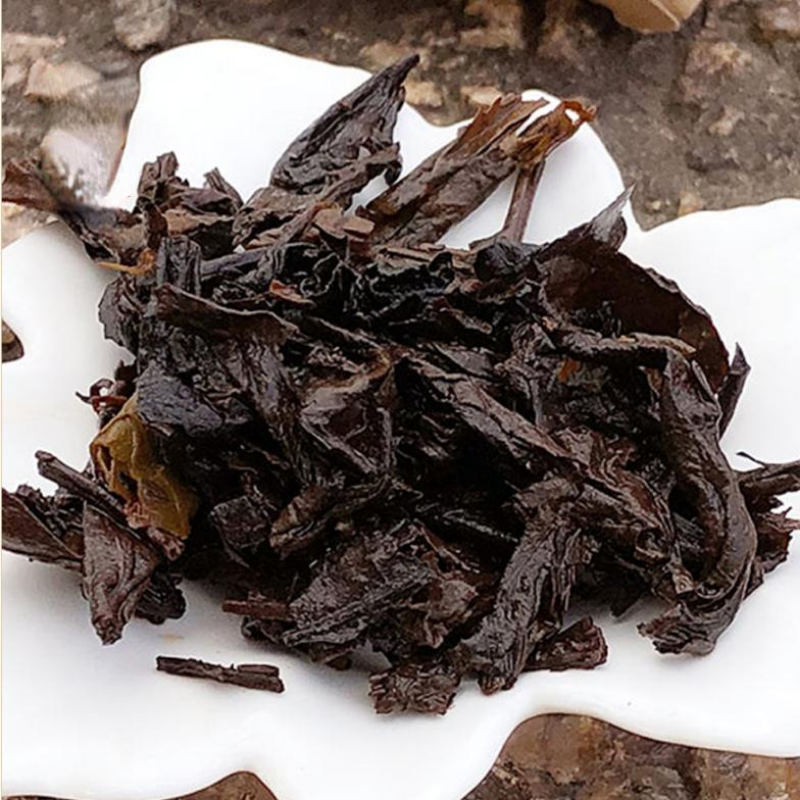 250g Yunnan Pu-erh Tea Brick Laochatou Menghai Ripe Puerh Tea Old Tree Pu'er Tea