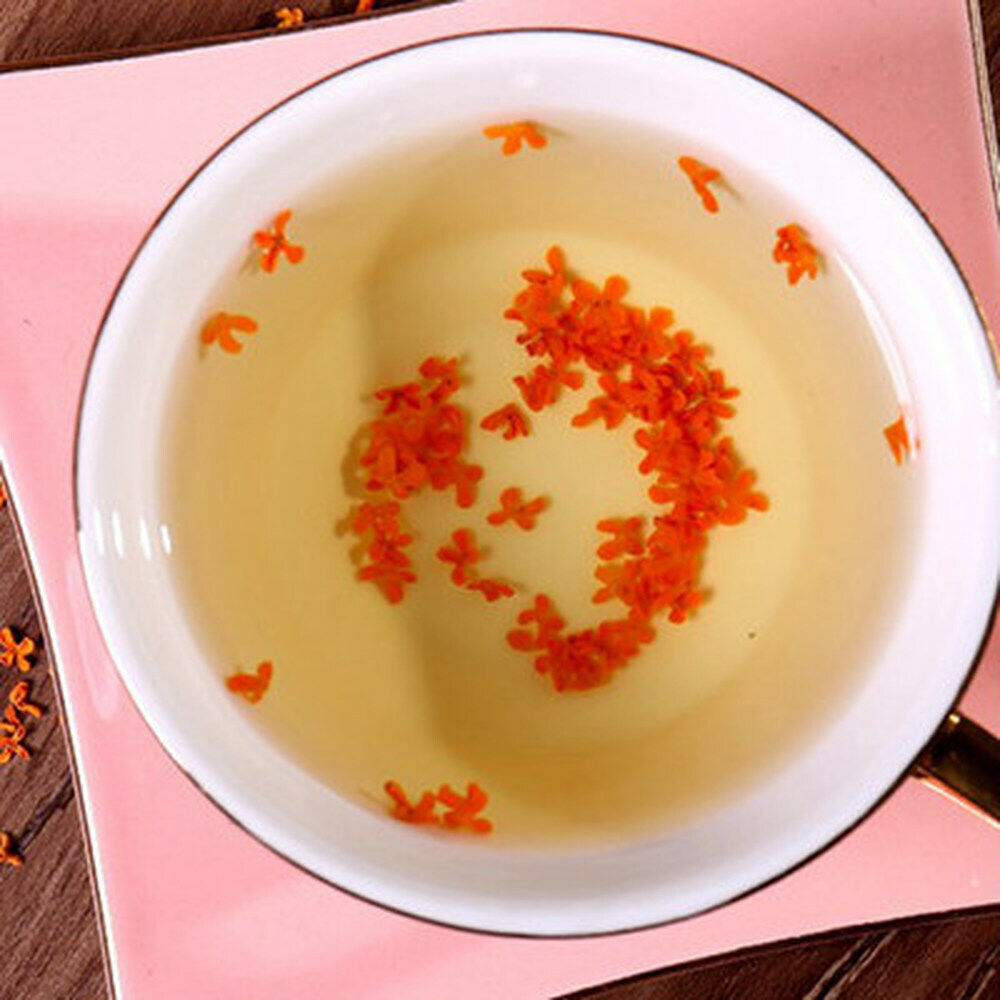 HelloYoung 100% Natural Sweet Red Osmanthus Aromatic Tea* Chinese Dried Tangi Flower Tea