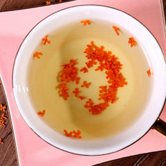 HelloYoung 100% Natural Sweet Red Osmanthus Aromatic Tea* Chinese Dried Tangi Flower Tea