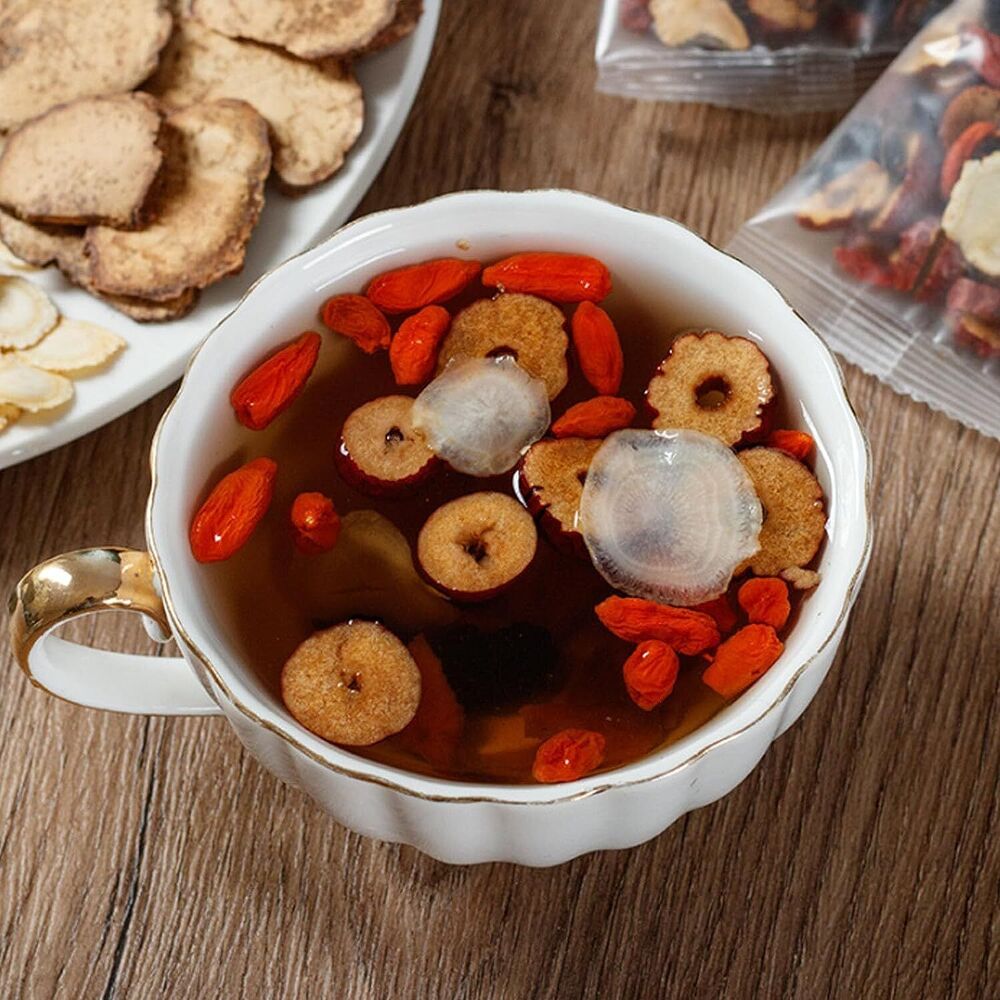 Ginseng Five Treasures Tea Kidney Zhu Gen Wu Bao Cha Wubao Bags Men’s Essentials