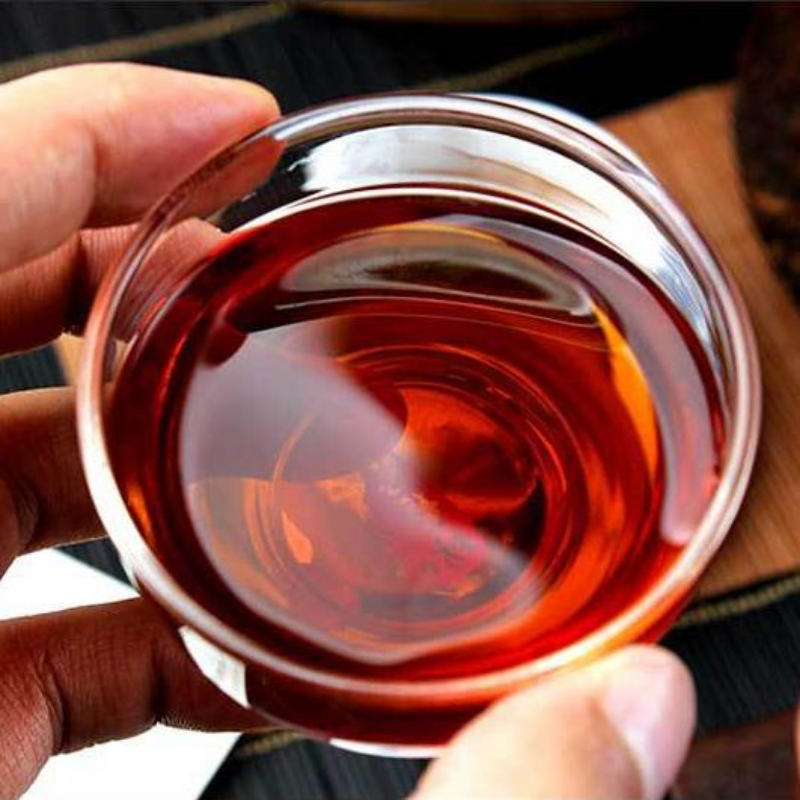 357g Iceland Pu-erh Ripe Tea Yunnan Bingdao Cooked Puerh Tea Cake Pu'er Tea
