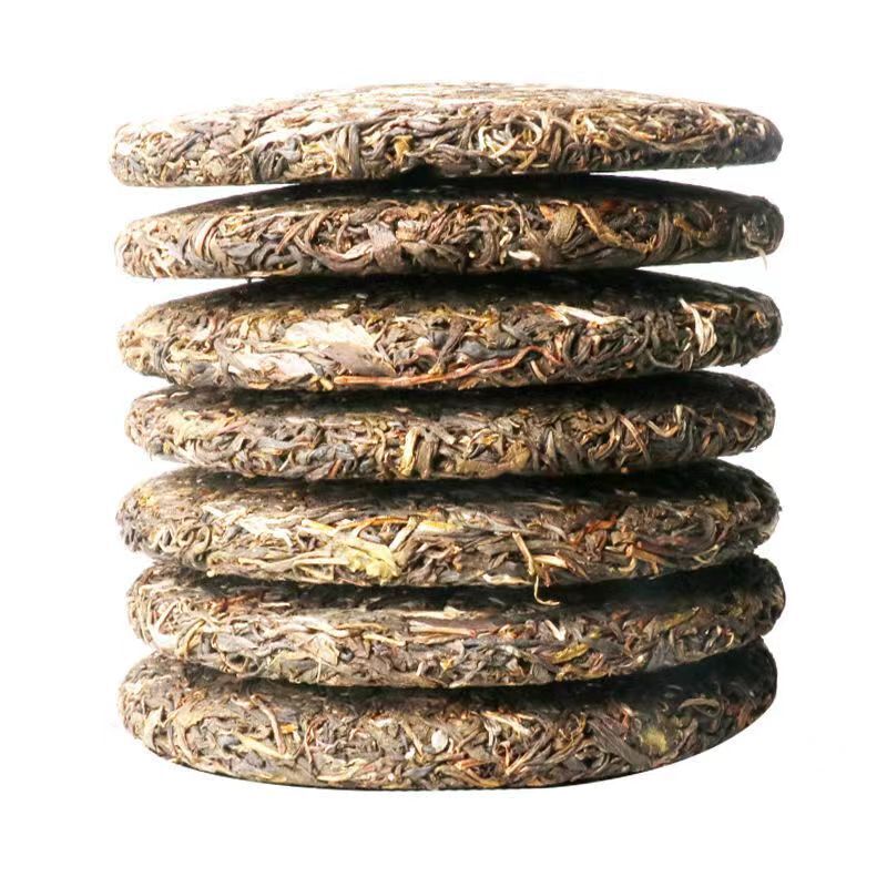 357g Yunnan Raw Puerh Tea Iceland Pu-erh Raw Tea Cake Big Leaves Pu'er Green Tea