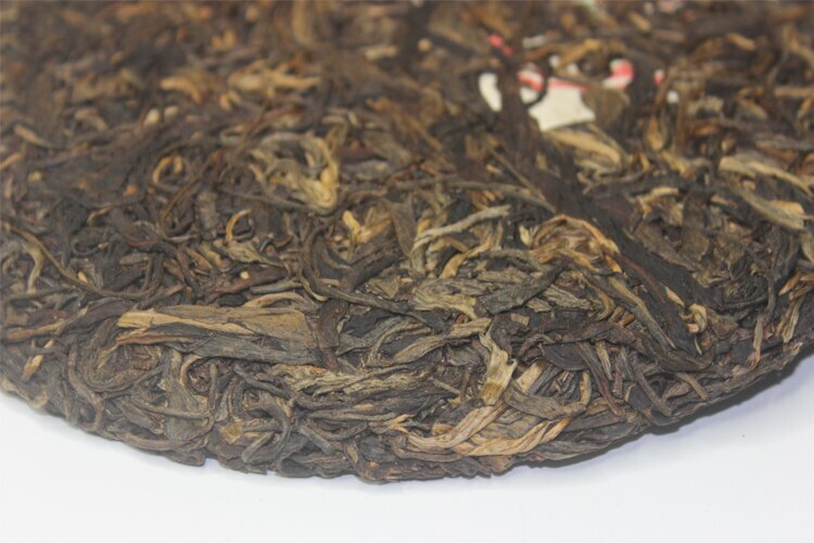 1998 CNNP Zhongcha Wild Arbor Leaves Zhongcha Aged Puer Tea Cake Raw Pu-erh 357g