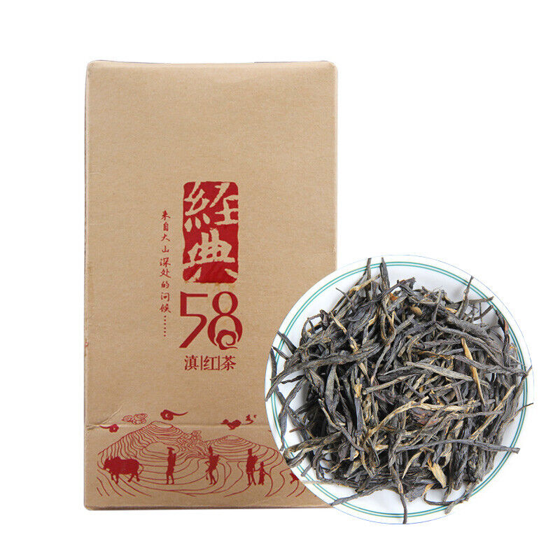 HelloYoung TeaYunnan Classic 58 Dian Hong Tea Chinese DianHong Black Tea 180g Box