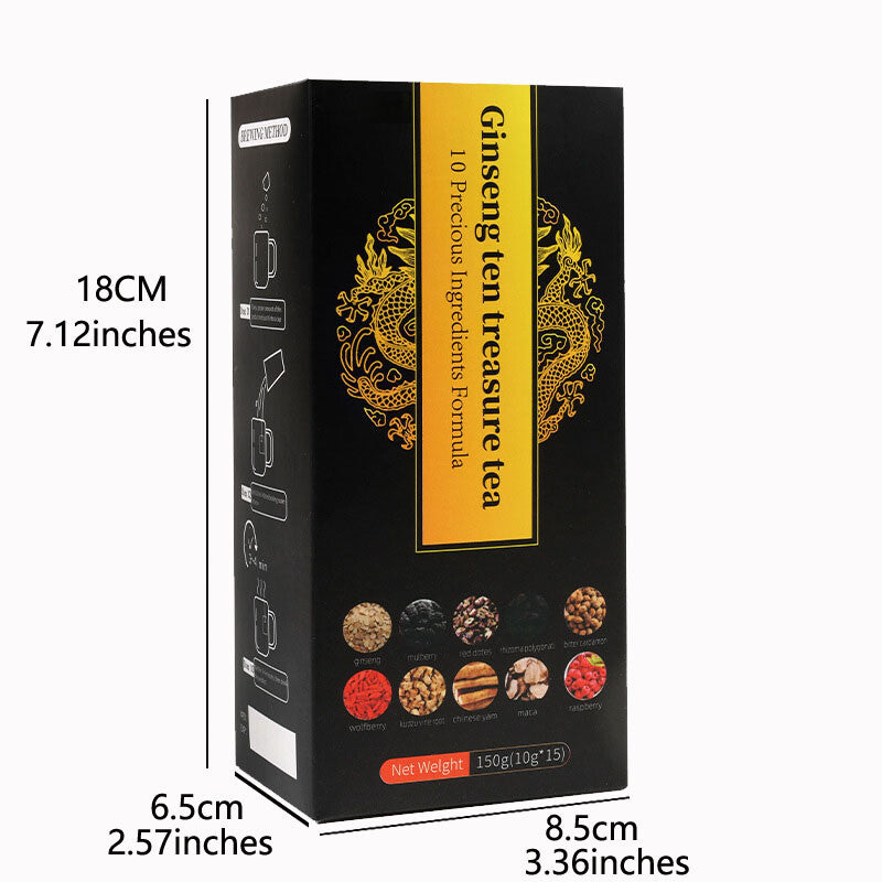 Ginseng Six Treasure Tea Kidney Liver Red Date Tea Health Support