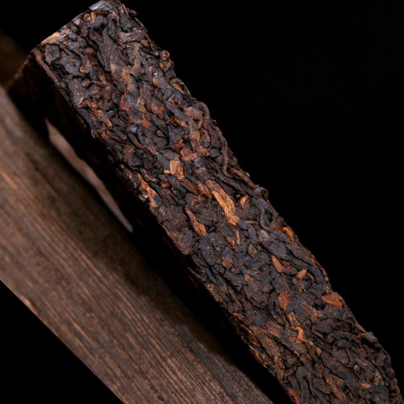 250g Aged Pu-erh Ripe Tea 10 Year Puerh Cooked Tea Brick Top Old Tree Pu'er Tea
