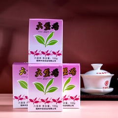 Liu Bao Hei Cha Dark Tea Loose 100g CHINATEA Brand Purple Box Lao Ba Zhong Cha