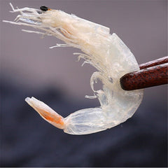 HelloYoung 100% natural dried small adolescent pull shrimp acetaldehyde shell green stem