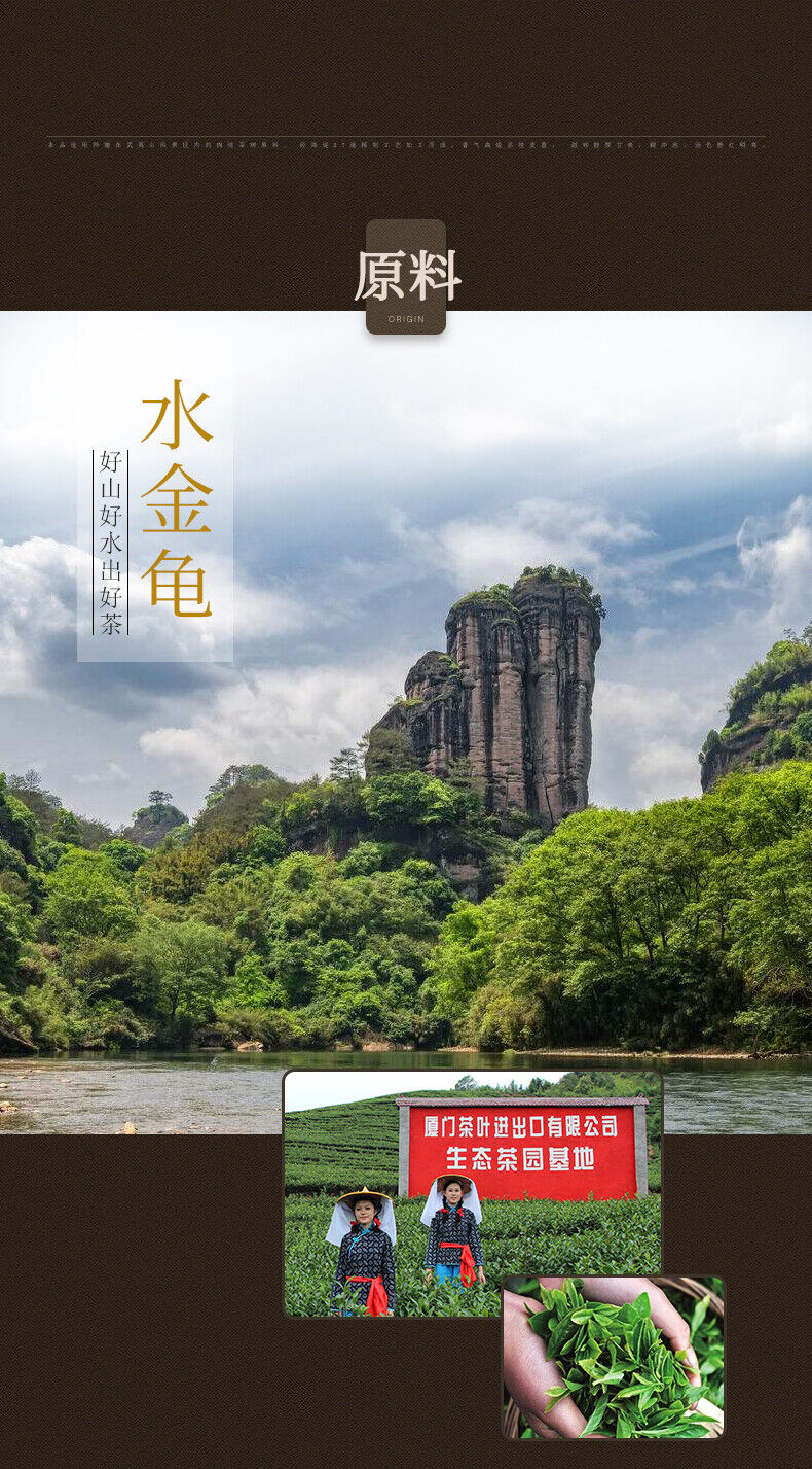 HelloYoung Sea Dyke Brand Shui Jin Gui Fujian Wuyi Mountain Rock Oolong Tea 125g