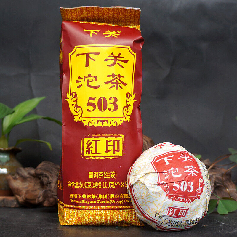 500g Classic Red Label 503 für Top Xiaguan Pu-erh Tuo Cha Tee Shen Puer Tuocha