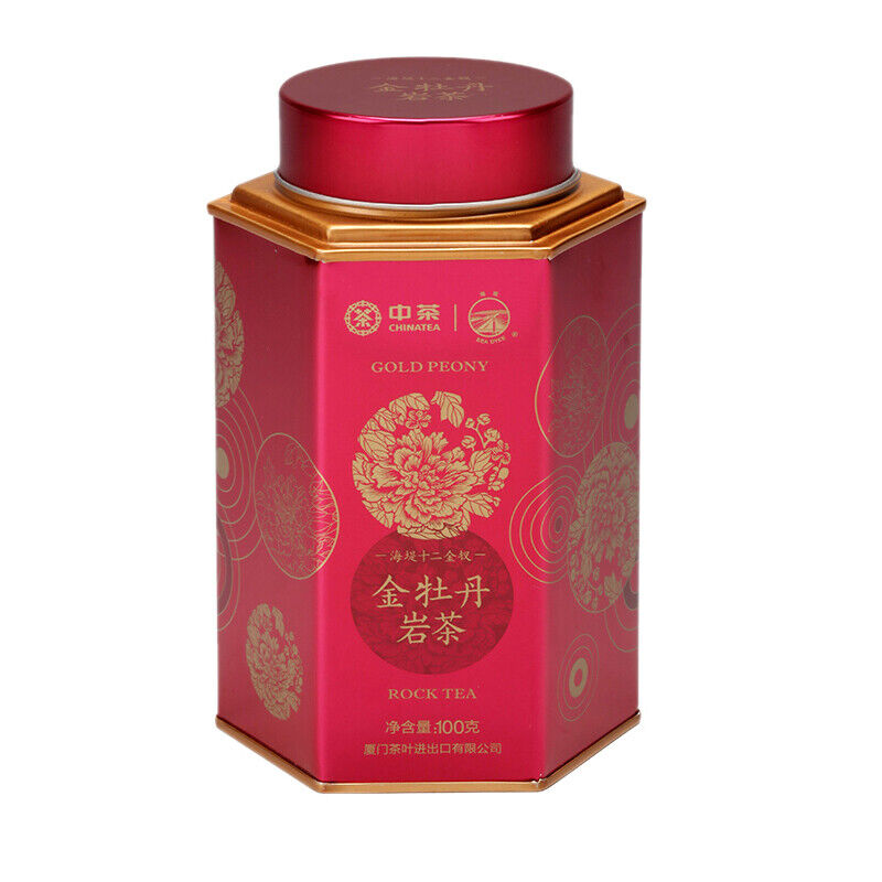 Tin Gold Peony Jin Mu Dan  Wuyi Rock Tea  Oolong Tea 100g/3.52oz/3.52oz