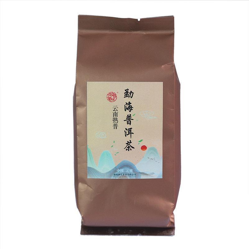 100g Menghai Ripe Puerh Tea Bag Packaging Pu-erh Loose Leaf Tea Yunnan Pu'er Tea