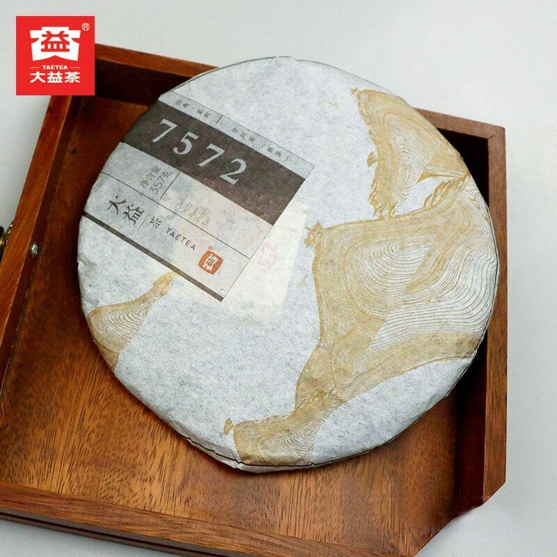 HelloYoung 100% Authentic Ripe Puerh Tea TAETEA Dayi 7572 Shu Puer Chinese 357g