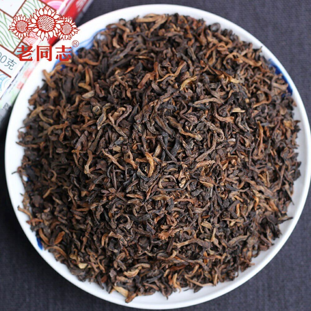 Anning Haiwan Tea  Old Pu Erh Tea Special Grade loose Ripe Puer Tea 100g