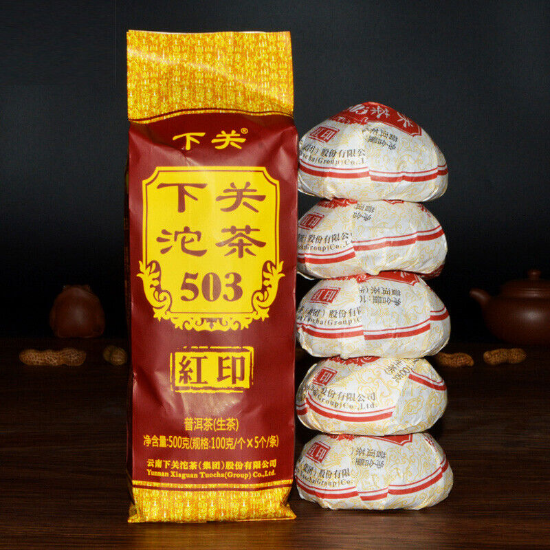 500g Classic Red Label 503 für Top Xiaguan Pu-erh Tuo Cha Tee Shen Puer Tuocha