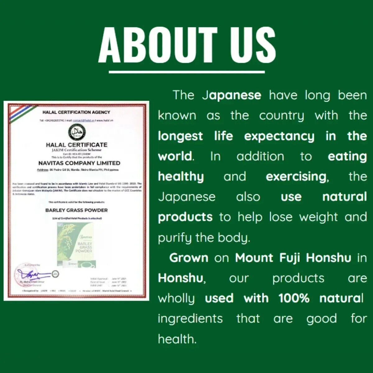 NEW HELLOYOUNG  Barley grass powder 100% Pure & Organic
