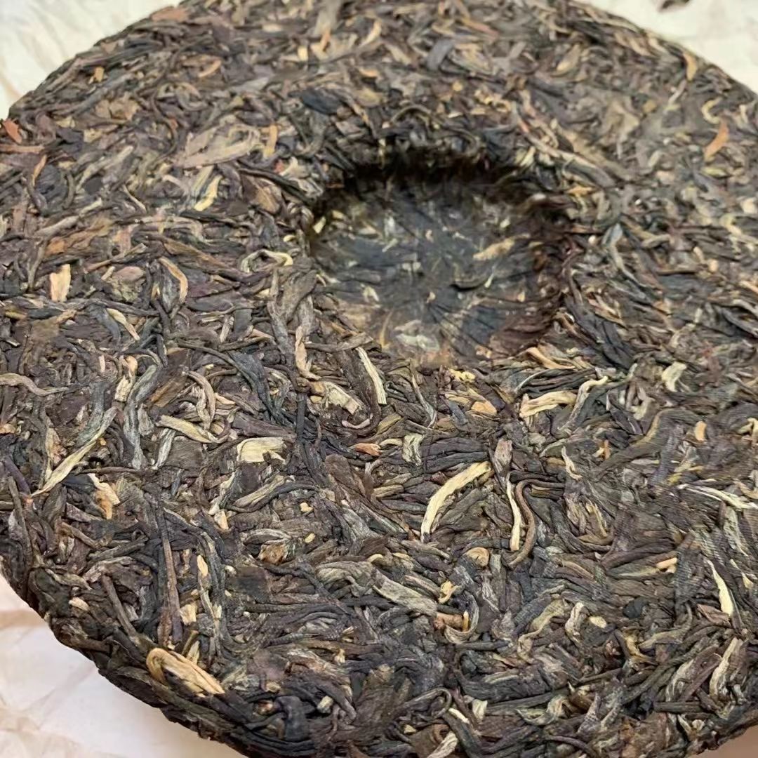 357g Yunnan Aged Puerh Tea Banzhang Pu-erh Raw Tea Cake Chinese Puer Tea