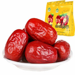 HelloYoung 100% Natural Nutrients 500g Chinese Red Dates Sun-dried Organic Rich Health Food
