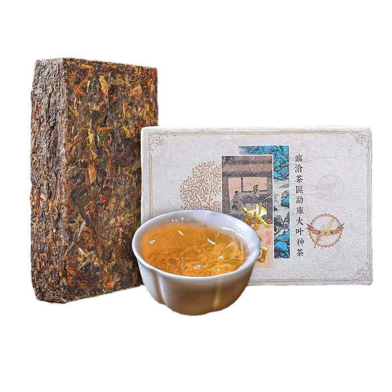 500g Pu-erh Raw Tea Brick Iceland Old Tree Pu'er Shengcha Yunnan Pu-erh Tea