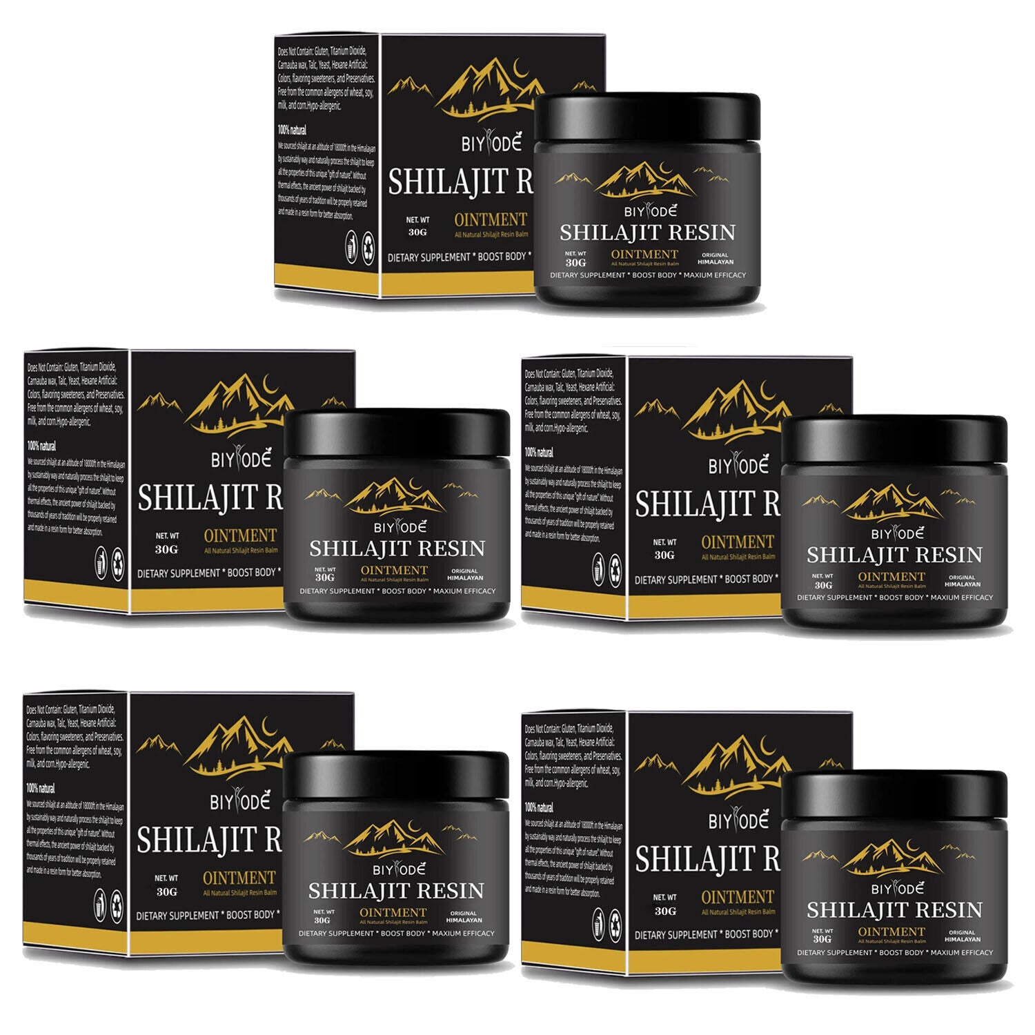 100% Organic Shilajit Soft Resin Highly Potent Fulvic Acid Himalayan Pure