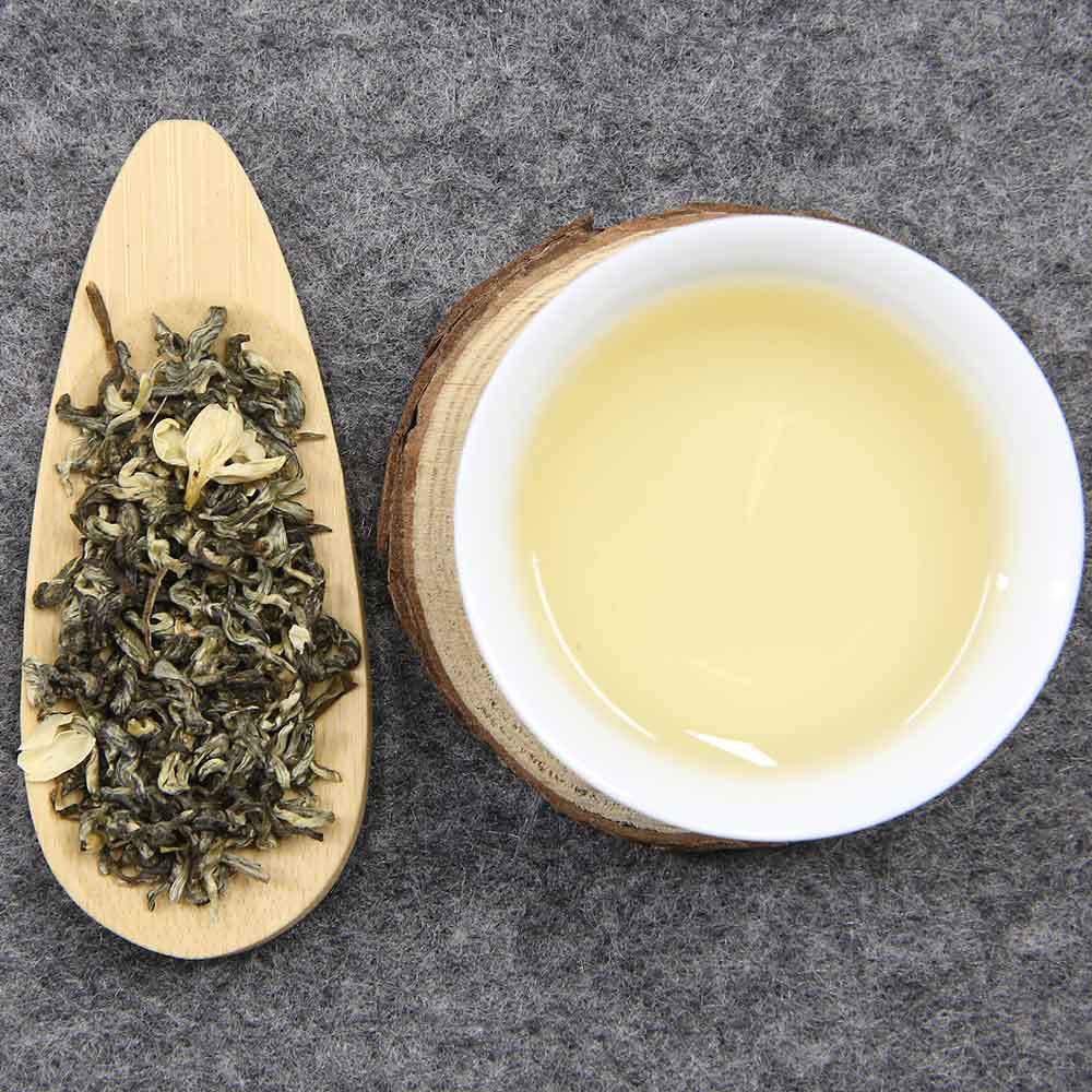 HelloYoung Jasmine Green Tea Jasmine Scented Molihua Flower Tea Loose Leaf