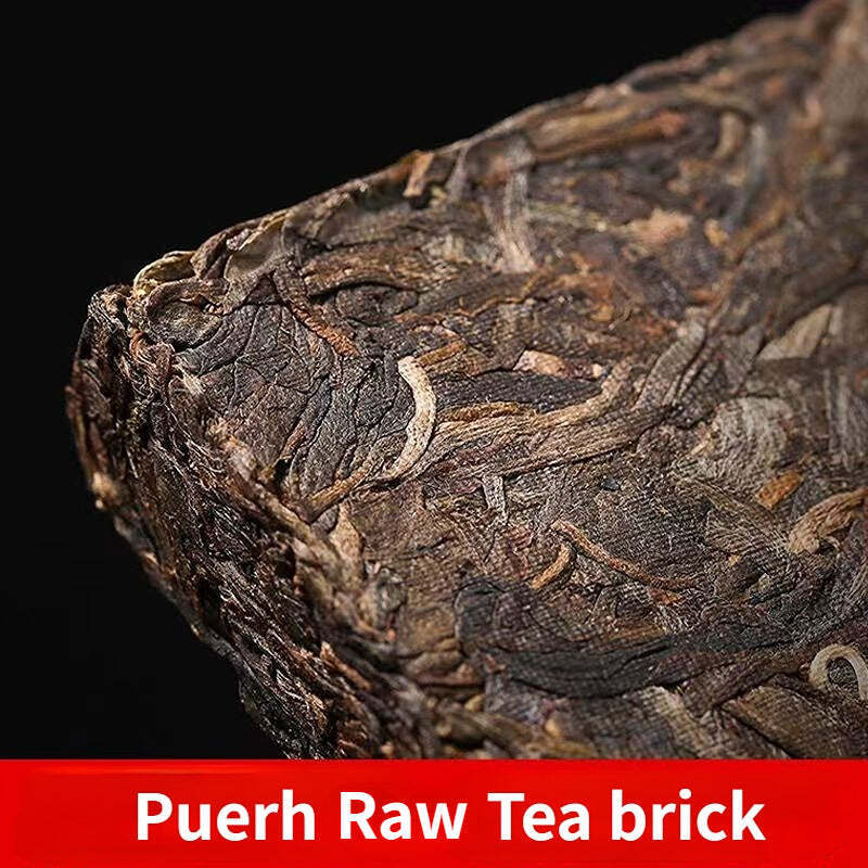 250g Pu-erh Raw Tea Brick Yunnan Menghai Old Puerh Tea Chiense Pu'er Tea