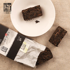 240g Hu Nan Baishaxi Instant Assorted Black Tea Brick  Anhua Dark Tea