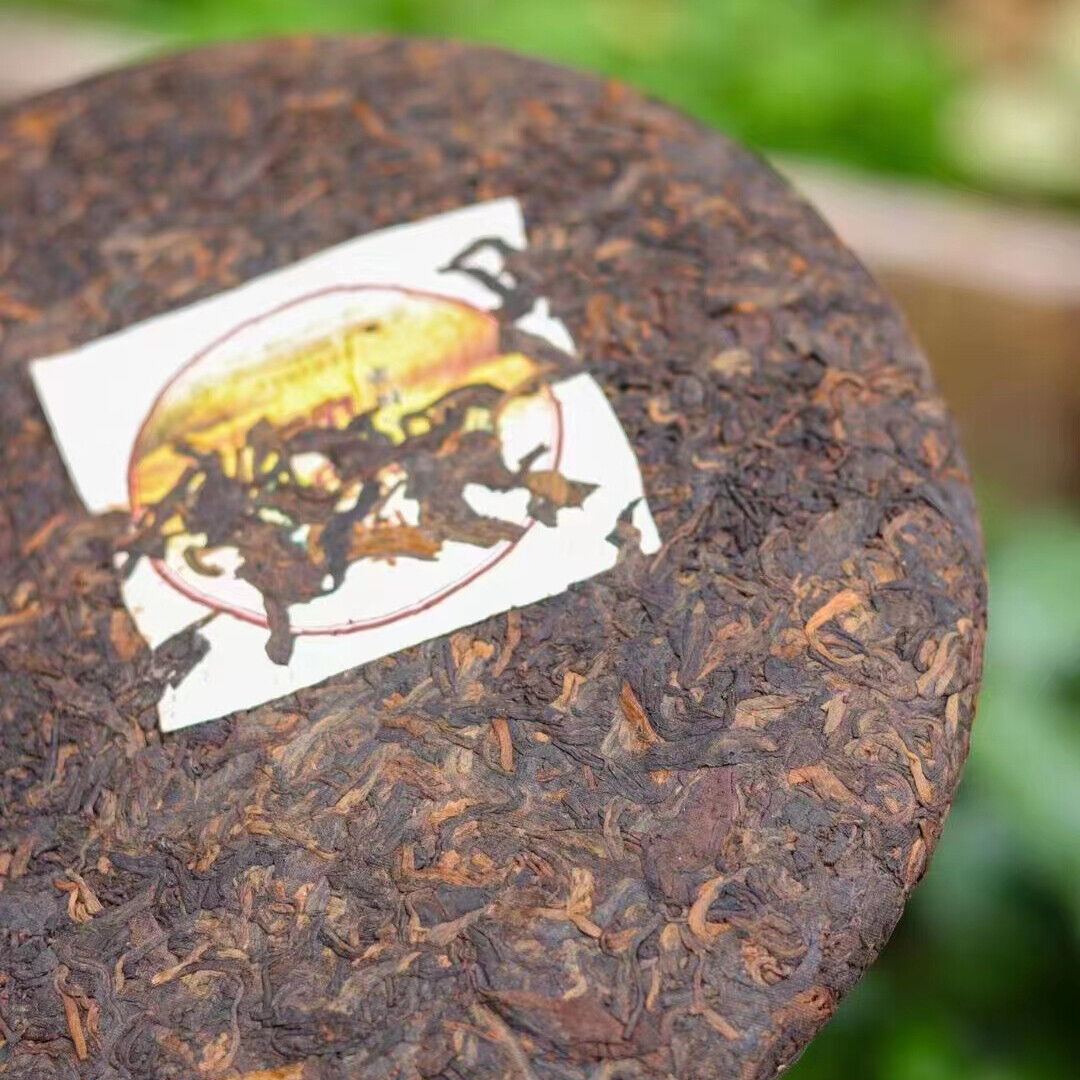 1000g Old Pu-erh Ripe Tea Cake Nan Nuo Mountain Aged Puerh Cooked Cake Tea