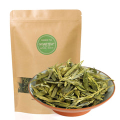 GOARTEA 250g Xihu Longjing Dragon Well Long jing Green Tea Chinese Spring Loose