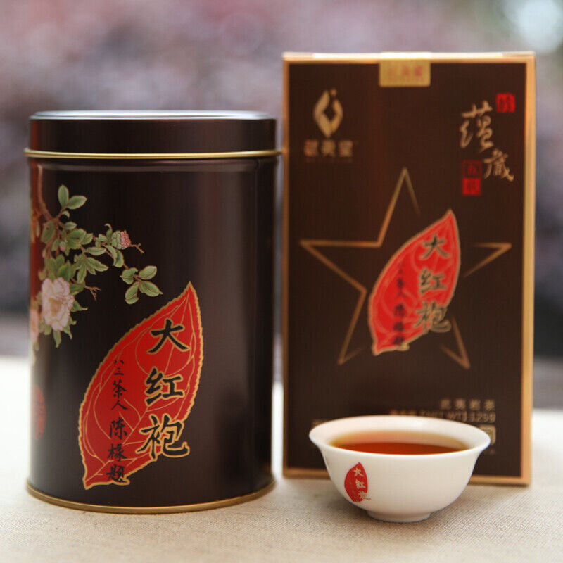 HelloYoung Wuyi Star 5 Years Aged Big Red Robe Da Hong Pao Dahongpao Oolong Tea 125g Tin