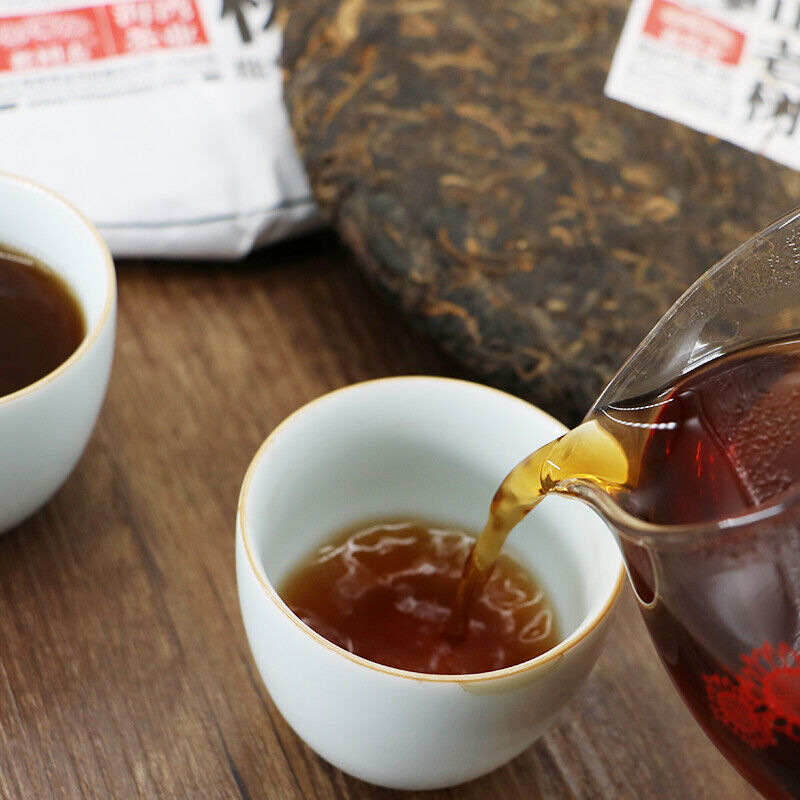 Ancient Mt. Old Tree * Haiwan Puerh Tea Cake  500g Ripe Puer Shu Batch 181