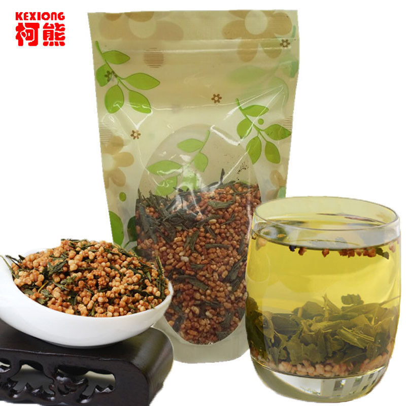 100g Organic Genmaicha Sencha with Rice Premium Brown Rice Green Tea Herbal Tea