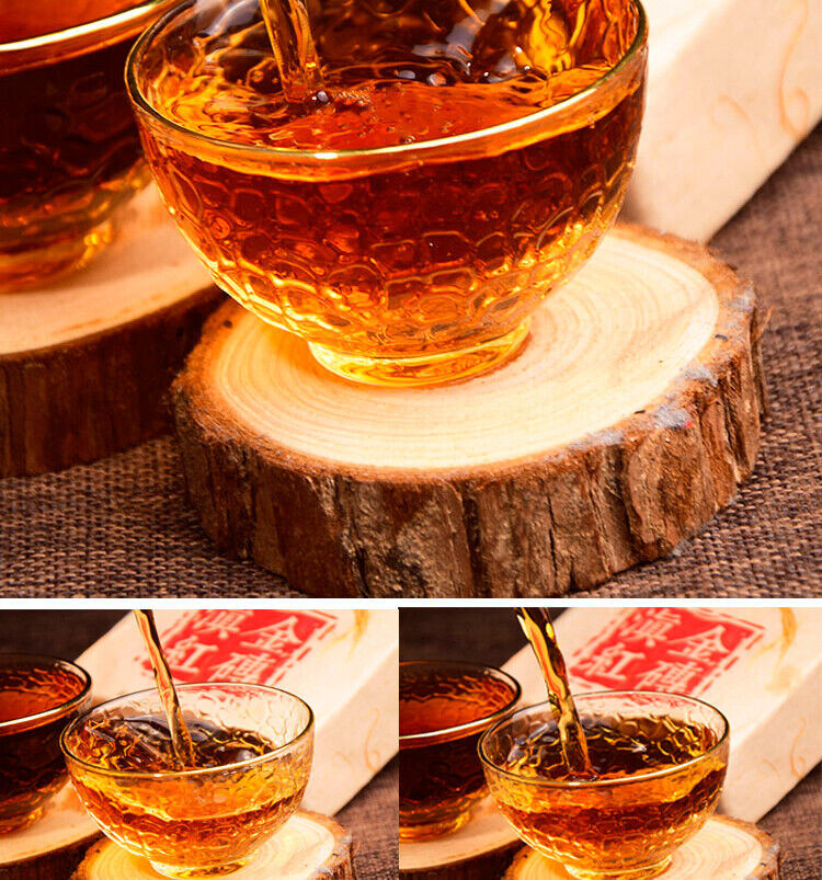 Ancient Tree Golden Buds Dian Hong Yunnan Black Tea Brick Red Tea 250g