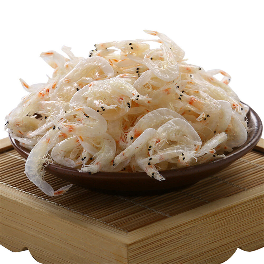 HelloYoung 100% natural dried small adolescent pull shrimp acetaldehyde shell green stem