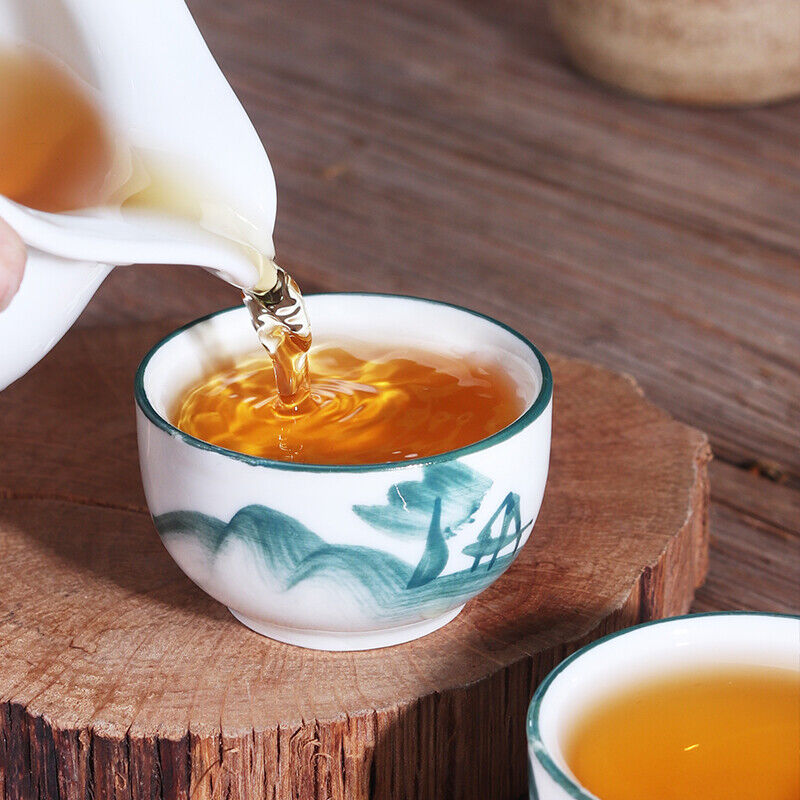 HelloYoung TeaOrganic Jin Jun Mei Golden Eyebrow Wuyi Black Tea 500g Jinjunmei Red Tea Junmee