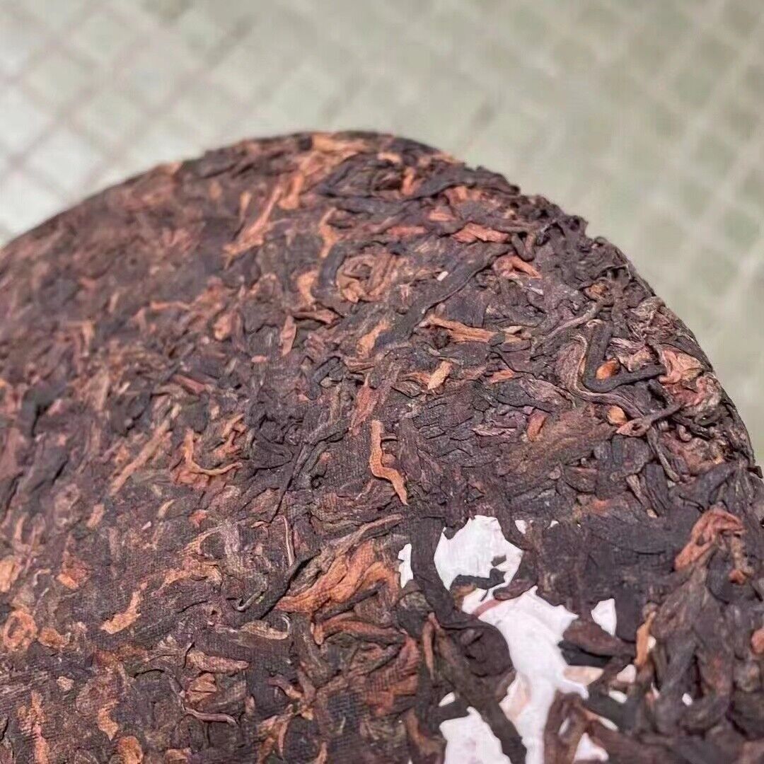 357g Yunnan Puerh Ripe Tea Cake Bingdao Cooked Pu-erh Cake Tea Pu'er Tea
