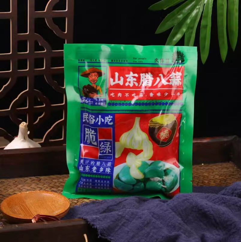 Laba Knoblauch - Eingelegter grüner Knoblauch mit Zucker 200g