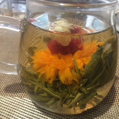 Blume Tee Blühende Tee Kugeln Blühende Tee 130g 16 Arten Handgemachte Blüte