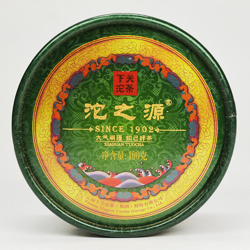 100g with Box TUO ZHI YUAN * 2014 Yunnan XiaGuan TuoCha Puerh Tea Raw Pu'er