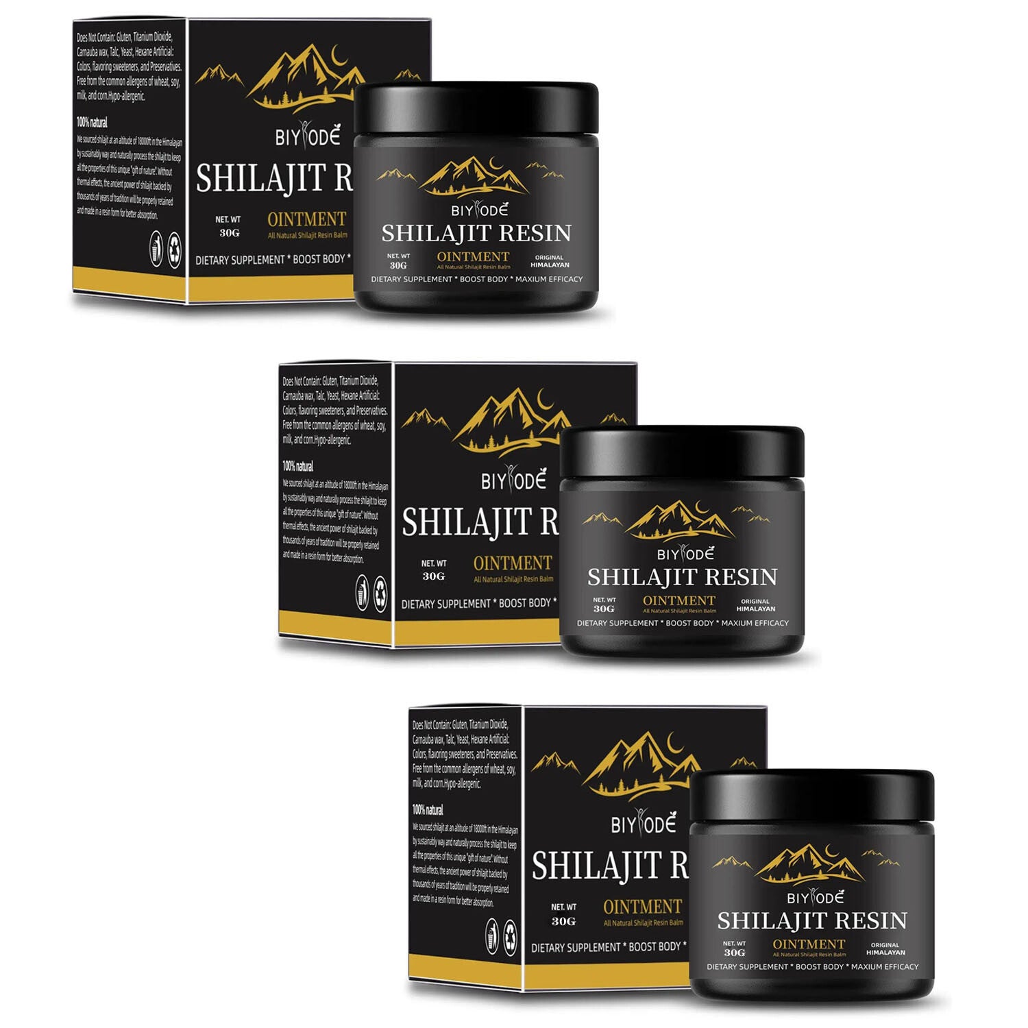 100% Organic Shilajit Soft Resin Highly Potent Fulvic Acid Himalayan Pure