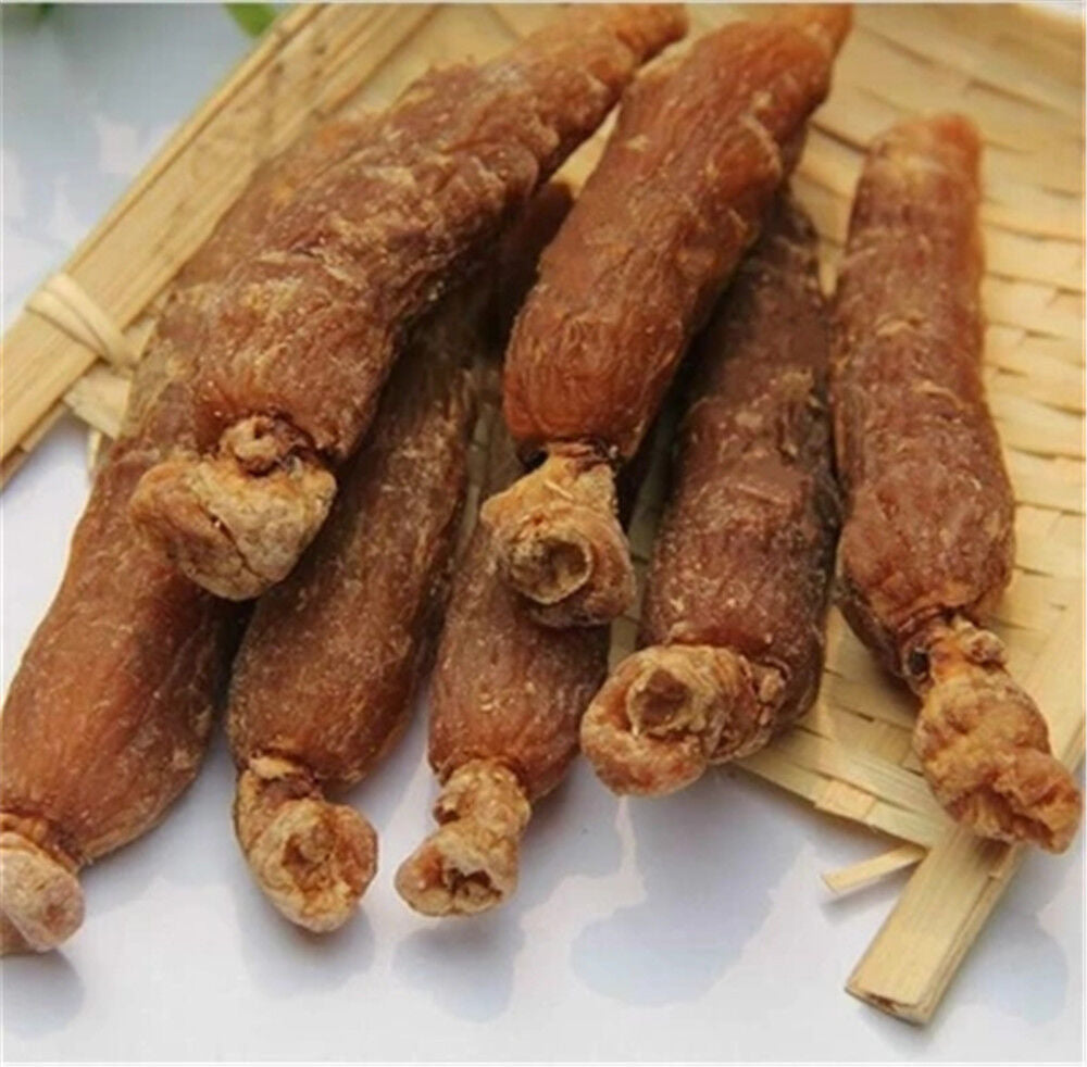 HelloYoung 500 g Asian Panax Korean Red Ginseng Root, rare 6 years old 1.1 lb