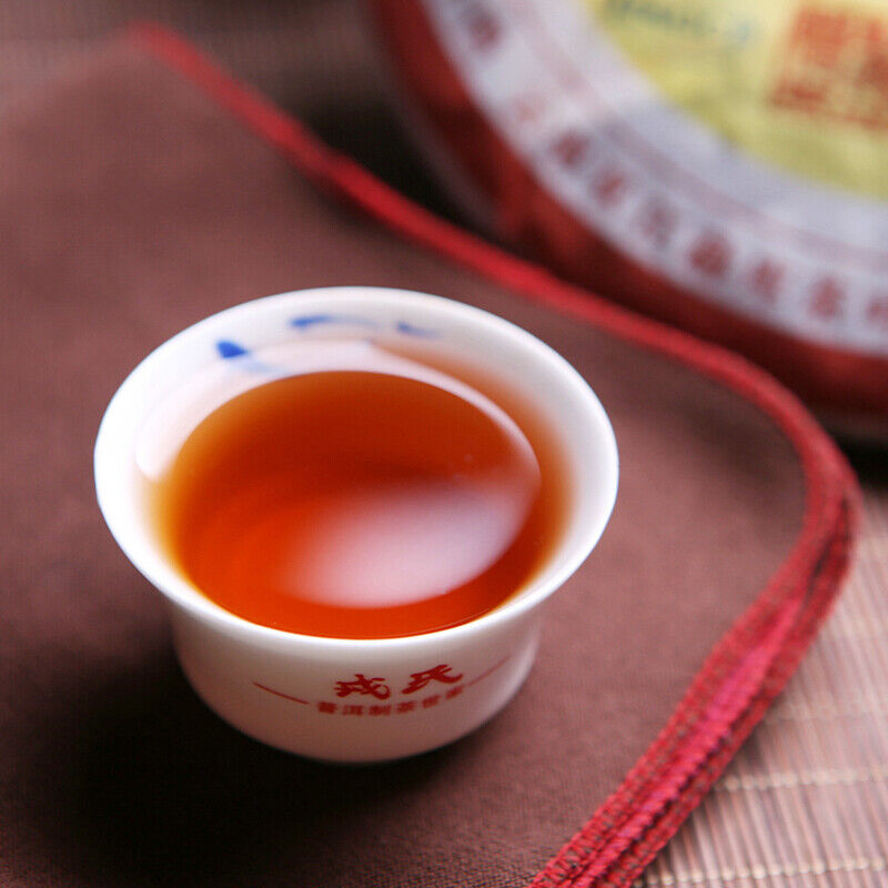 MENGKU Meng Ku Gong Ting Pu-erh Tea Cake  400g Palace Pu'er Ripe Puer Tea