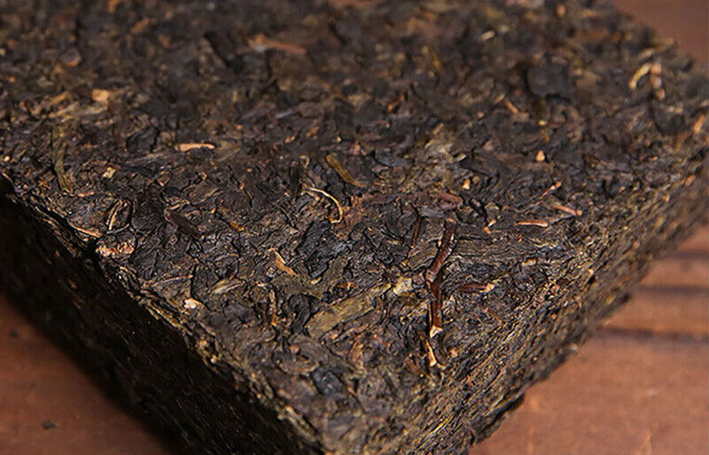 HelloYoung Yupin Fuzhuan Fu Tea * Anhua Baishaxi 1953 Royal Fu Cha Dark Tea Brick Tea 318g