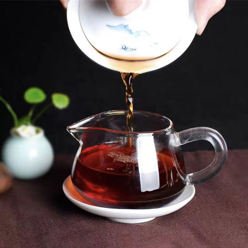 357g Ripe Pu'er Tea Cake Bulang Mountain Ancient Tree Puerh Cooked Tea Healthy