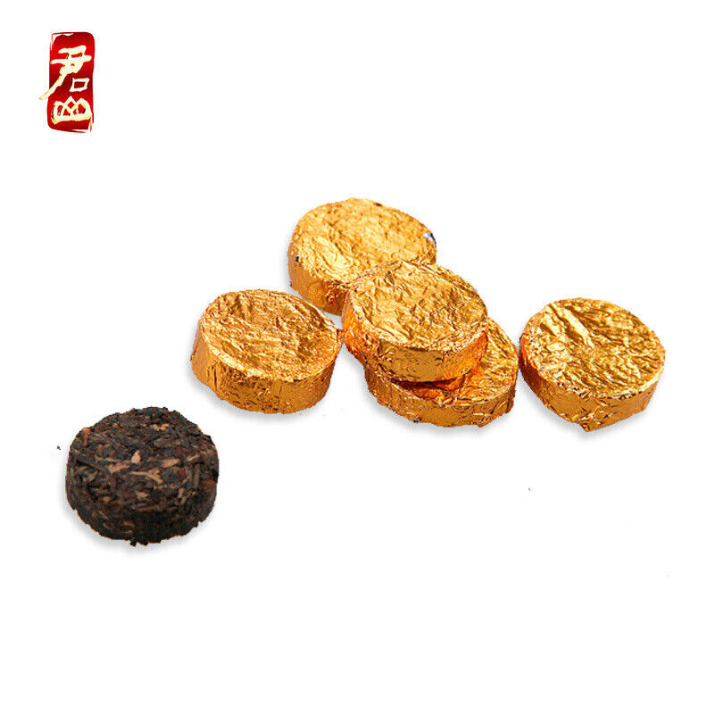 30g  Jun Shan China Yellow Tea Mini Gold Coin Cake Hunan Junshan Huang Tea