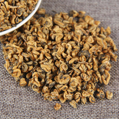 HelloYoung Yunnan Golden Dianhong Balck Tea Fengqing Dian Hong Huang Jin Luo Loose