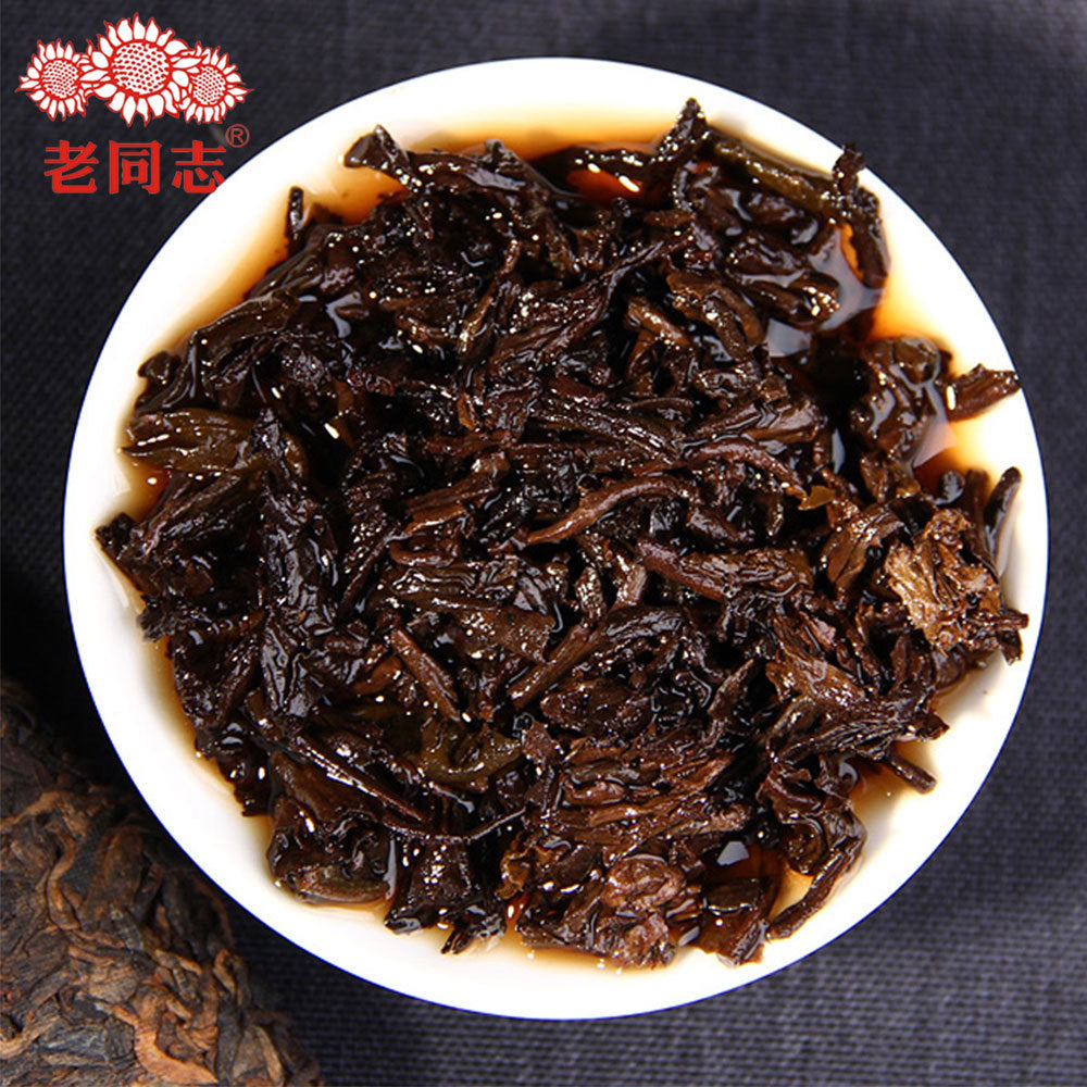 Ripe Puer Tea Haiwan 2018 Chinese Puer Tea 7578 Batch 181 Ripe Pu Erh Cake 357g